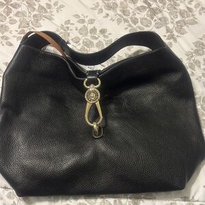 Dooney & Bourke Black Leather Hobo Bag